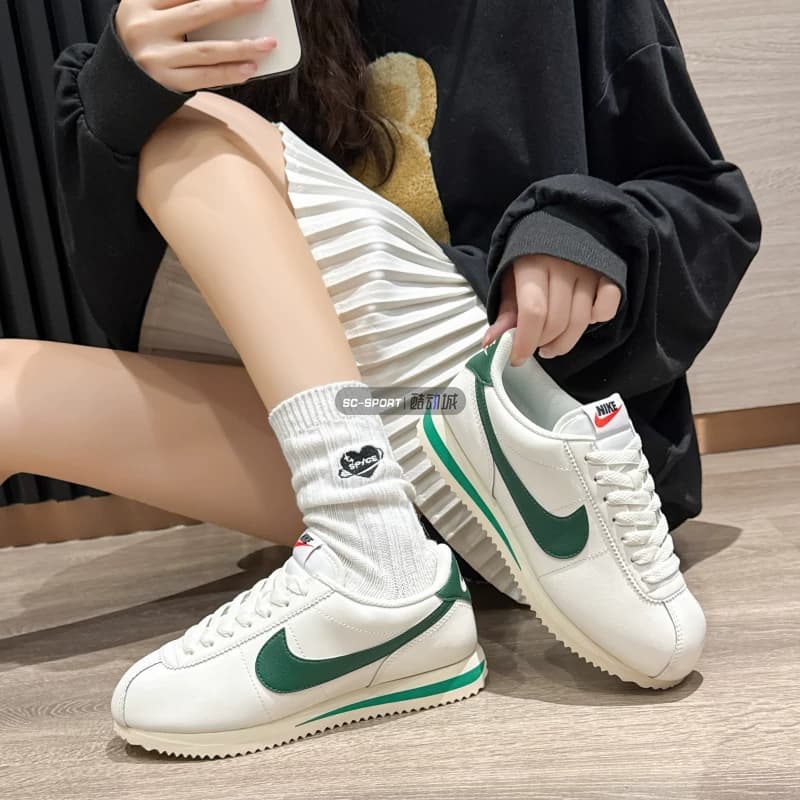 Nike耐克Cortez女低帮复古经典白红百搭阿甘轻便休闲运动鞋DN1791 - 缩略图2