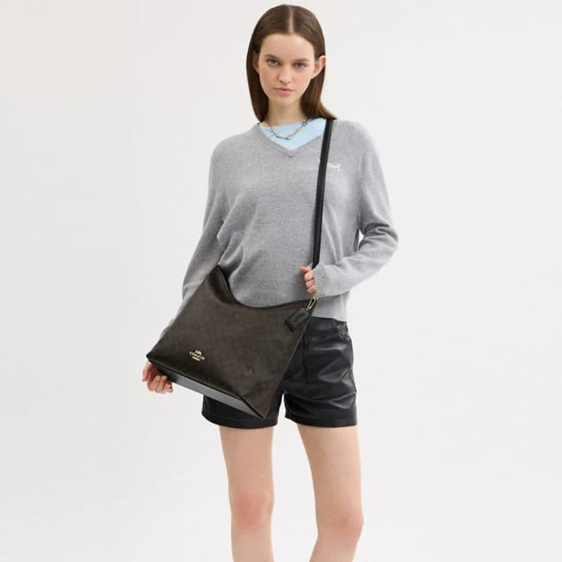 【自营】COACH/蔻驰女包 Laurel31流浪包 单肩斜挎手提包腋下包 - 缩略图4