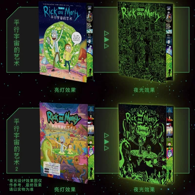 瑞克和莫蒂（特装珍藏刷边/普通版）（全球现象级大脑洞神剧《瑞克和莫蒂》官方出品艺术设定集）平行宇宙的艺术 1+2 - 缩略图3