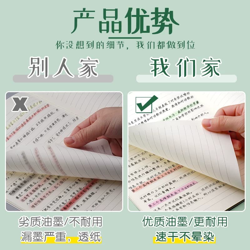 荧光笔记号笔标记笔学生用双头彩色笔划重点手帐专用笔莹光多色高颜值做笔记护眼不透色大容量手账笔银光萤光 - 缩略图2