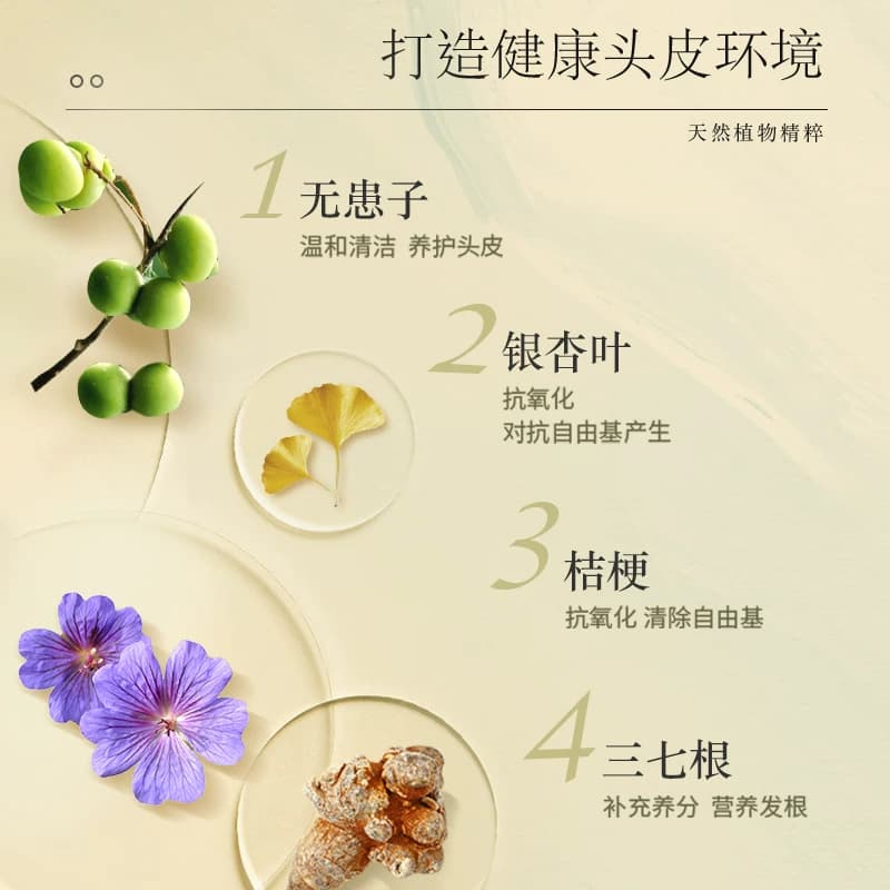 云南白药养元青去屑洗发水柔顺改善毛躁止痒洗发露官方旗舰店 - 缩略图4