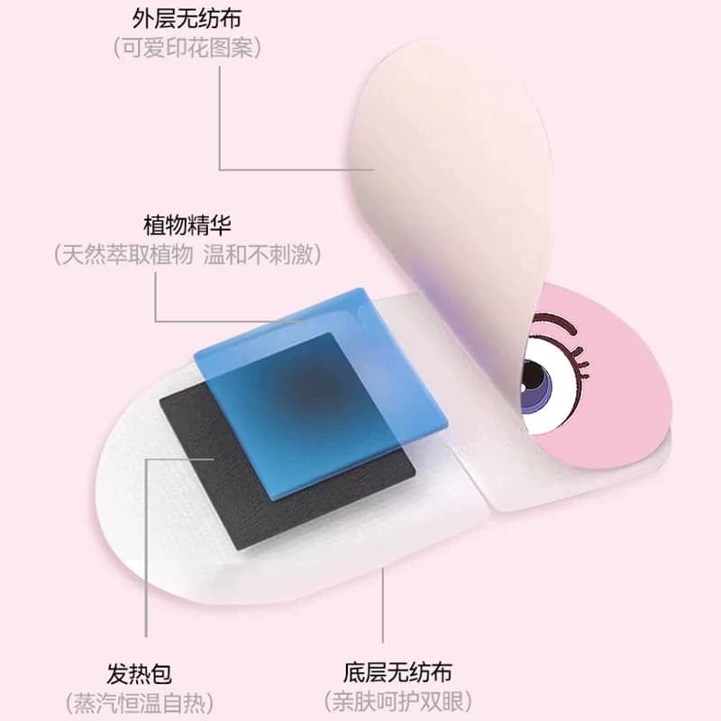 贝贝熊蒸汽眼罩热敷发热舒缓眼疲劳眼罩缓解加热蒸汽眼贴学生睡眠 - 缩略图3