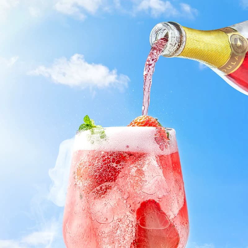 莫斯卡托白葡萄起泡酒少女鸡尾红酒赠酒杯气泡酒 - 缩略图5