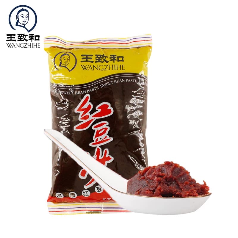 王致和红豆沙馅350g*3袋馅料点心烘焙酥皮月饼汤圆面包蛋黄酥原料 - 缩略图3