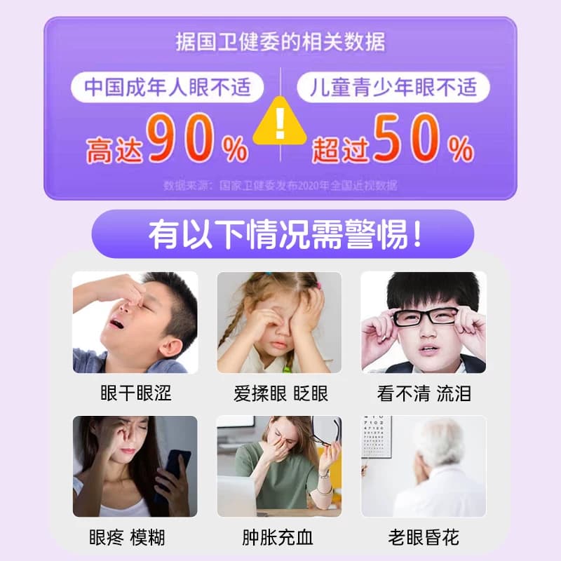 蓝莓叶黄素酯儿童护眼中老年片成人专用软糖正品官方旗舰店青少年 - 缩略图2