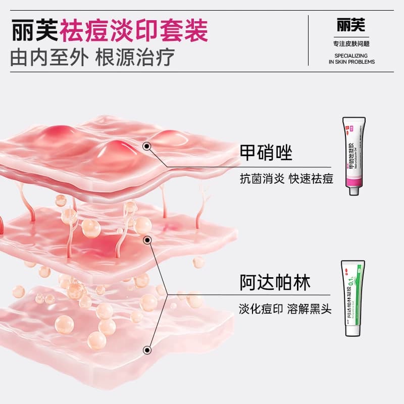 阿达帕林凝胶正品官方阿达帕林凝胶医用阿达帕林凝胶膏祛痘印药膏 - 缩略图2