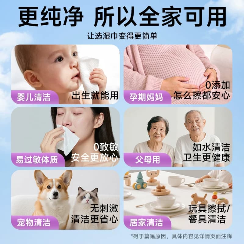 德佑婴儿湿巾家用大包婴儿湿巾纸新生宝宝手口专用家庭实惠湿纸巾 - 缩略图3