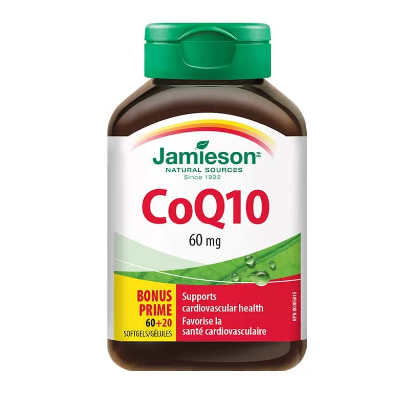 Jamieson健美生加拿大进口辅酶Q10软胶囊80粒 - 缩略图2