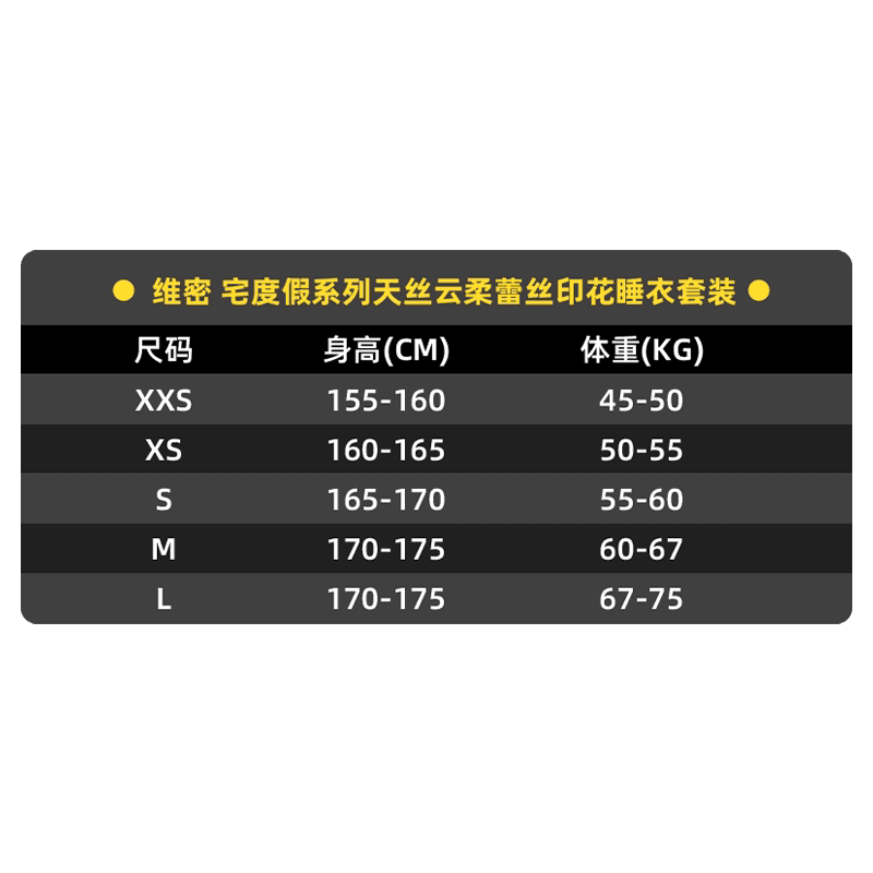 【李佳琦直播间七夕礼遇季&生活节】维密天丝云柔蕾丝睡衣套装 - 缩略图4