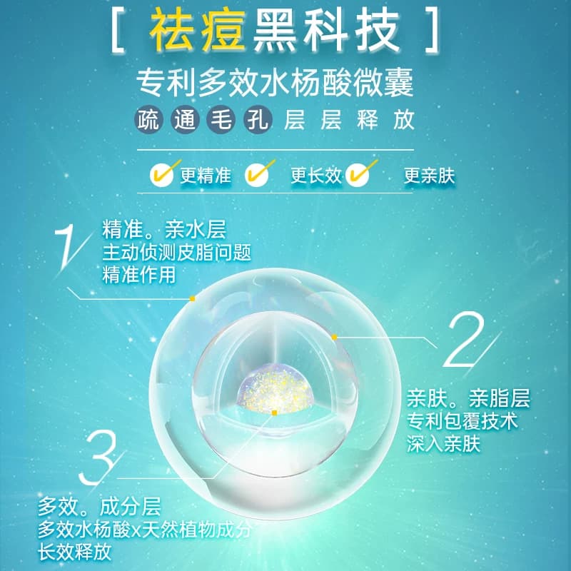 护妍天使祛痘凝胶去角质控油升级抗痘水杨酸凝胶精华祛痘膏10ml - 缩略图4