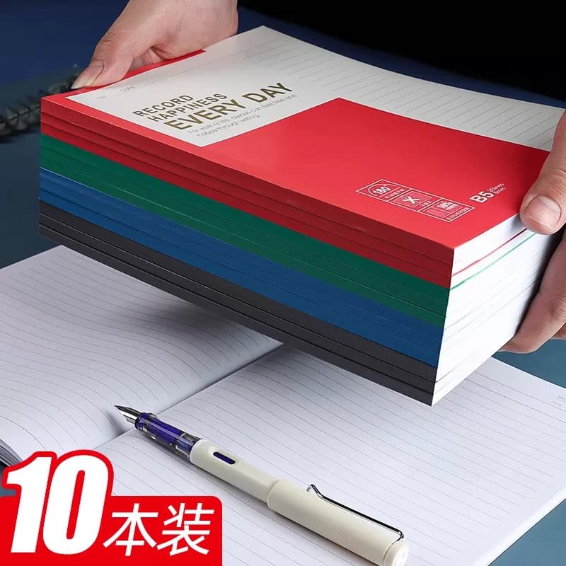 A5笔记本子记事本文具加厚小学初中日记本小清新练习本A4大号高中大学生简约32k软面抄b5作业本办公用品批发 - 缩略图2