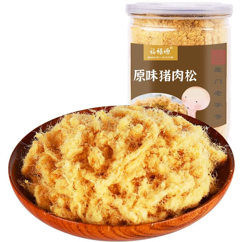 福禄源 营养猪肉松原味寿司肉松三明治烘焙厦门特产2罐 - 缩略图4