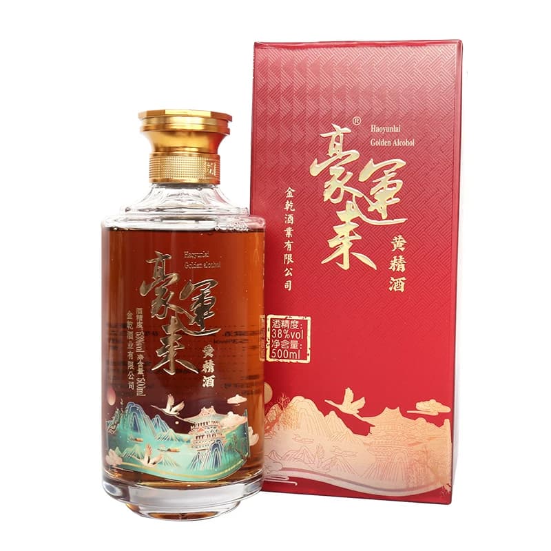 豪运来黄精酒38度500ml两瓶送礼袋零糖零添加节日送礼长辈庆祝 - 缩略图4