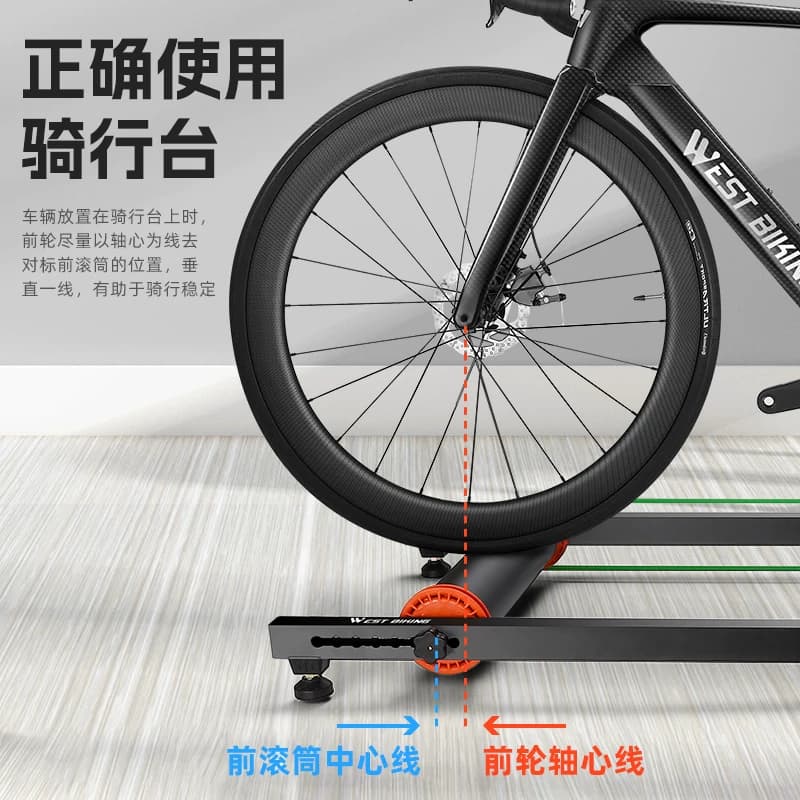 西骑者自行车滚筒骑行台公路山地车室内磁阻训练台成人家用装备 - 缩略图3