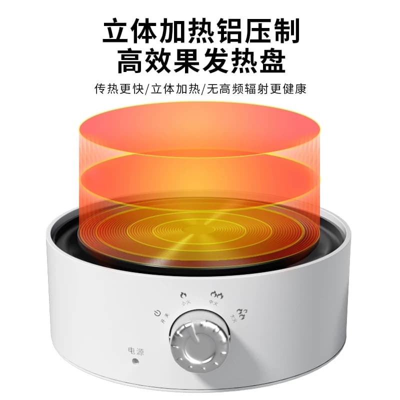 电陶炉家用煮茶小型电热炉电磁炉专用玻璃茶壶泡茶围炉迷你烧水壶 - 缩略图3