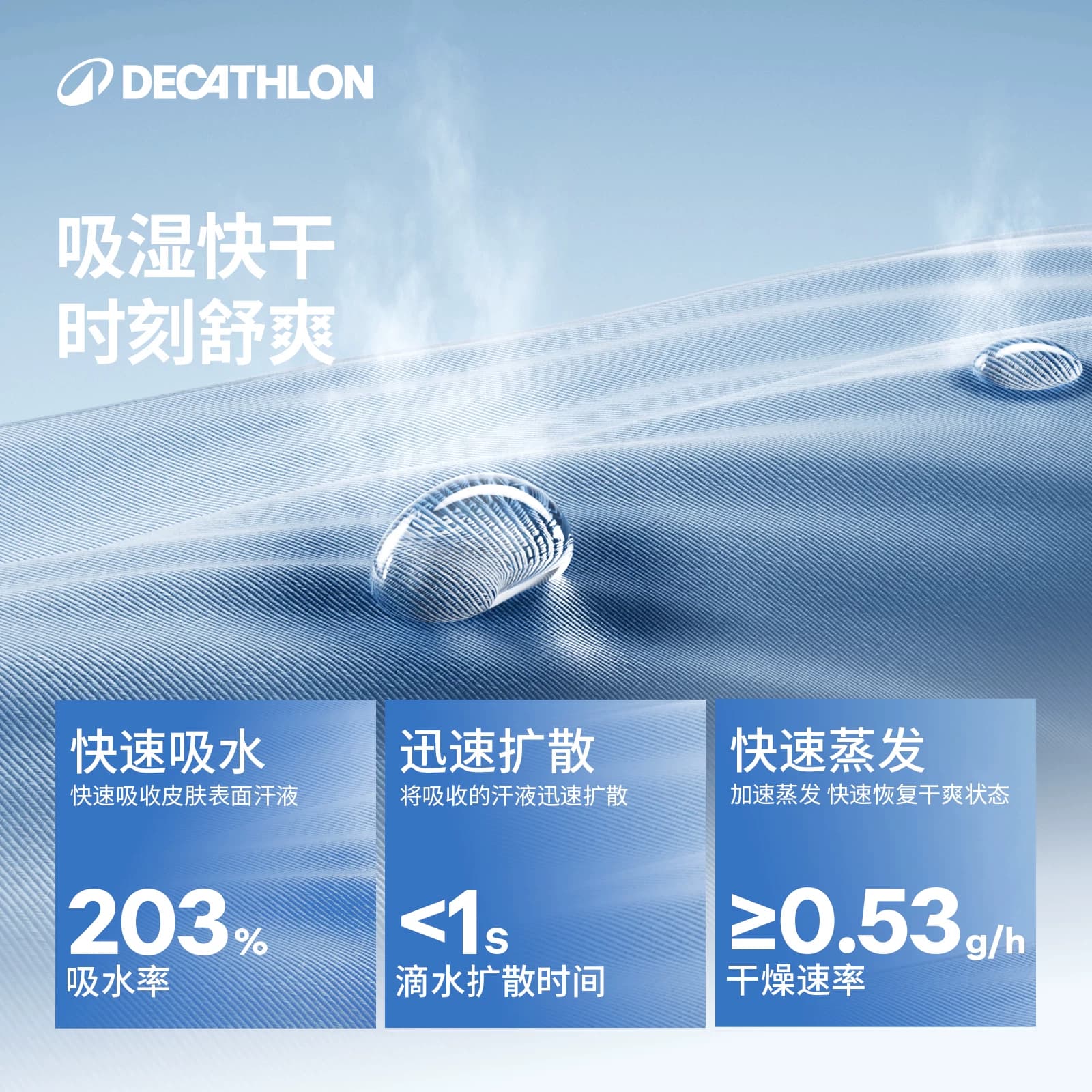 迪卡侬速干裤男裤春夏薄款休闲梭织健身长裤冰丝裤子男运动裤RFL1 - 缩略图2