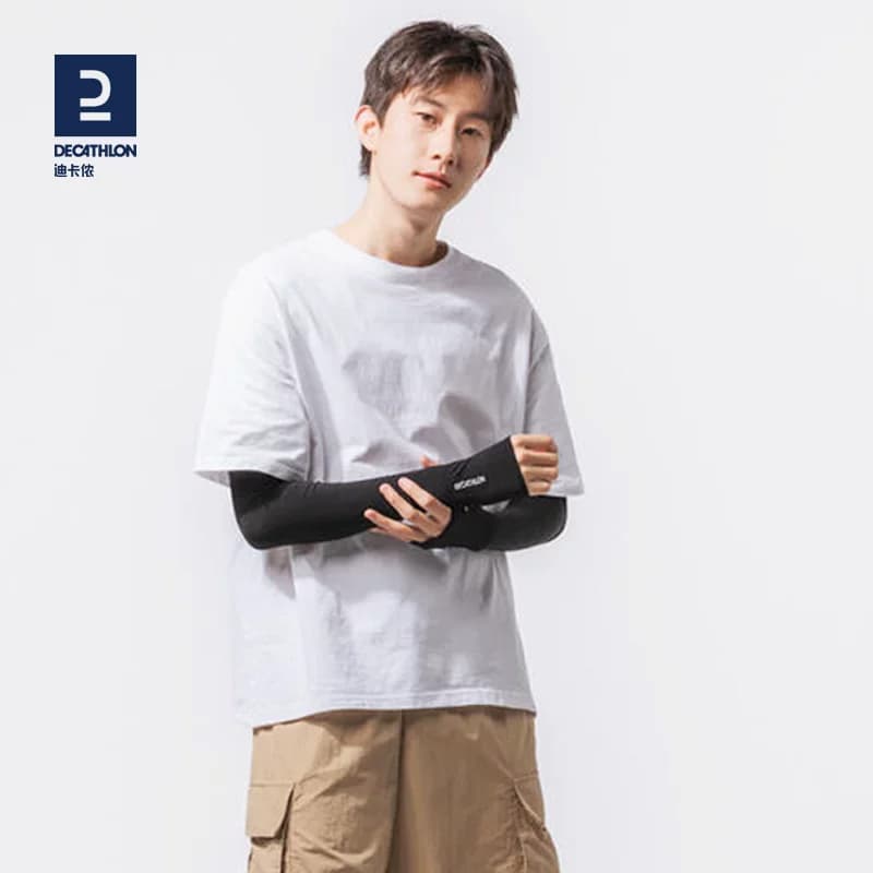 迪卡侬冰袖男士防晒袖套开车防紫外线冰丝手套骑行护袖户外ODFI - 缩略图5