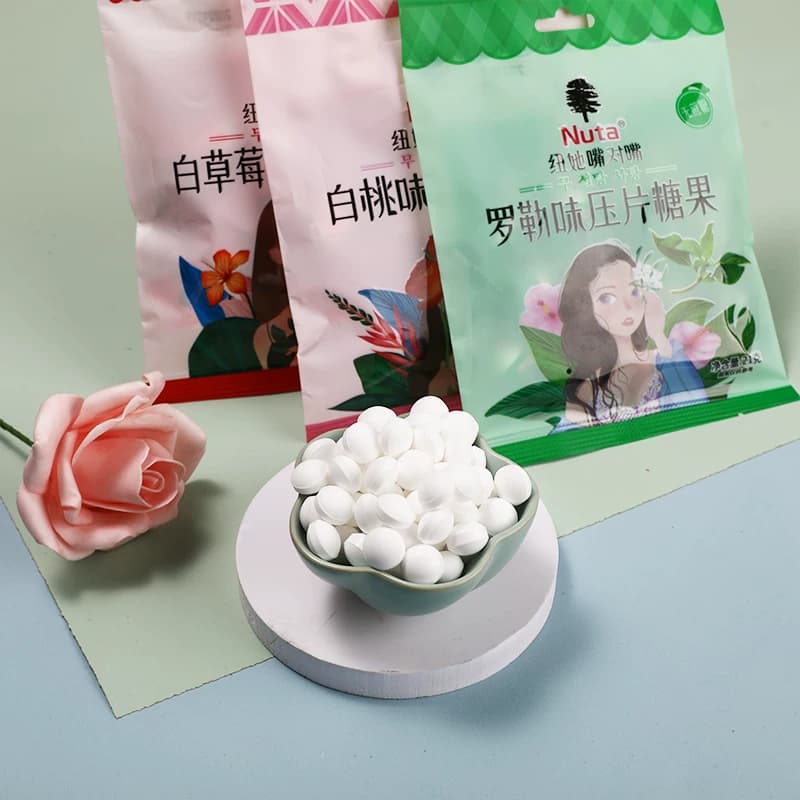 Nuta无蔗糖薄荷糖袋装清凉网红清新口气休闲糖清爽含片糖果 - 缩略图3