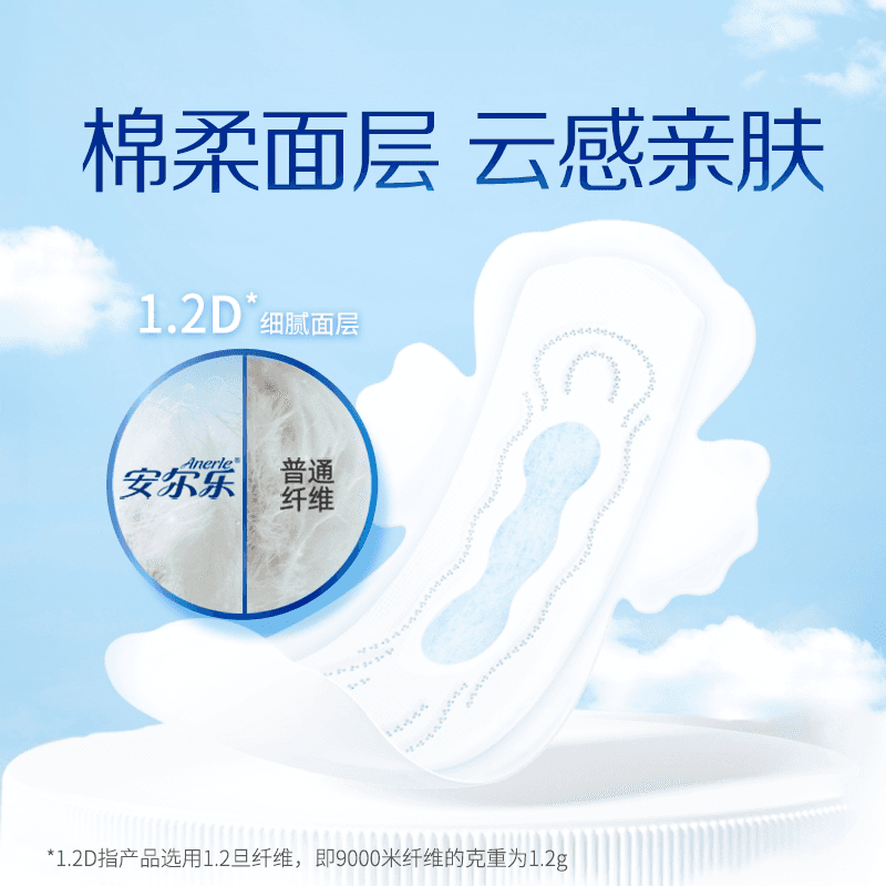 【29元任选6件】安尔乐卫生巾蓝芯瞬吸液体瞬吸防漏卫生巾 - 缩略图4
