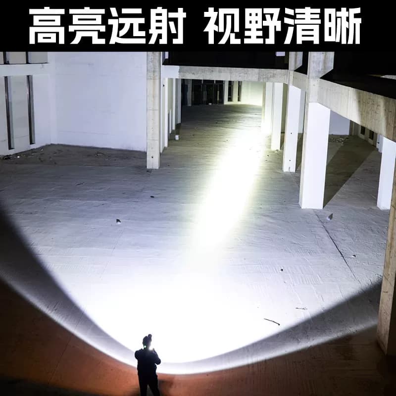 小野人强光头灯充电超亮头戴式新款感应超长续航夜钓鱼专用疝气灯 - 缩略图3
