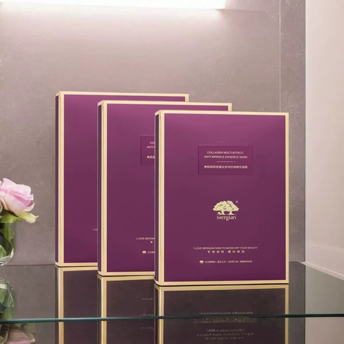 美肌颜面膜胶原蛋白抗皱精华面膜抗皱补水修复正品旗舰店 - 缩略图3