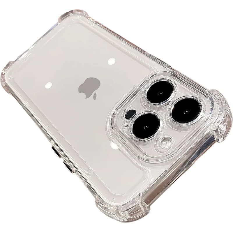 简约高级感适用苹果14手机壳17pro气囊iphone13透明16pro全包max防摔14promax硅胶11/12男x/xr/8plus女15pro - 缩略图5