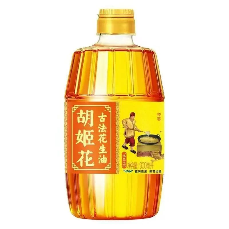【芭芭农场】胡姬花古法花生油900ml/桶食用油炒菜家用 - 缩略图5