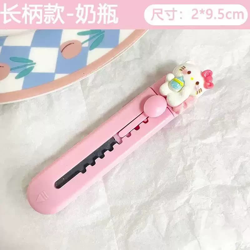 可爱粉色小猫美工刀1把 - 缩略图4