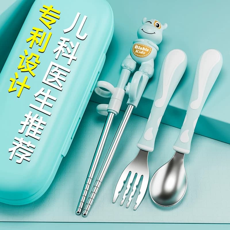 blablakids儿童筷子学习训练筷宝宝辅助筷246岁幼儿练习筷吃饭 - 缩略图2