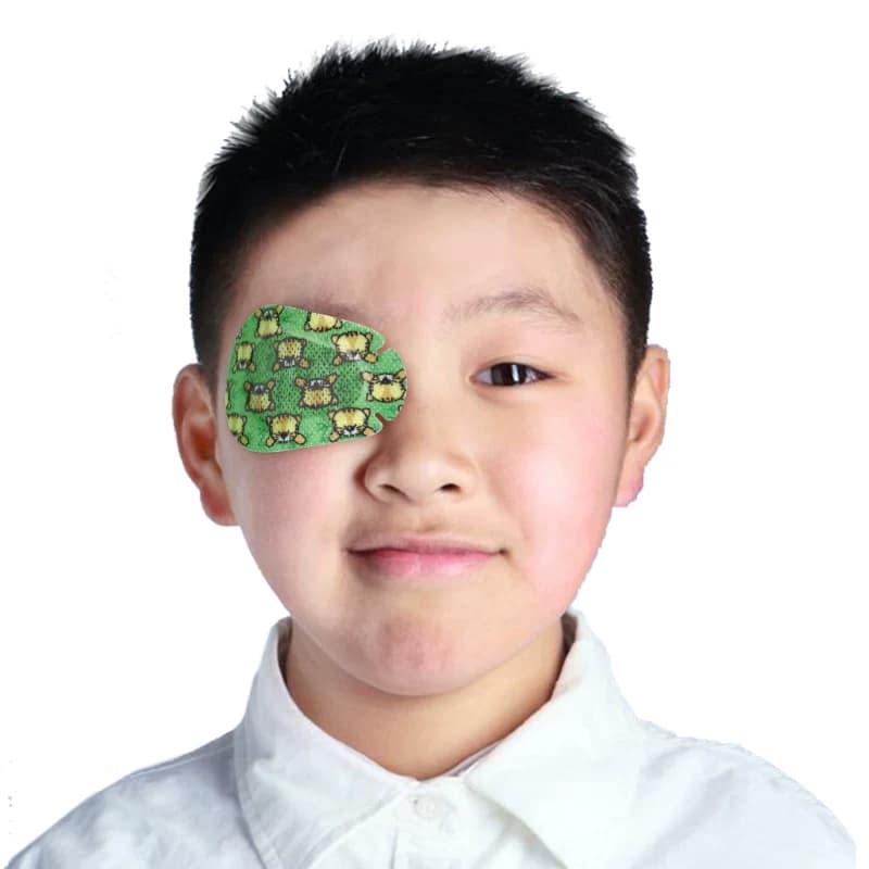 弱视遮光眼贴全遮盖儿童斜视眼罩单眼罩独眼遮眼贴遮眼布 - 缩略图5