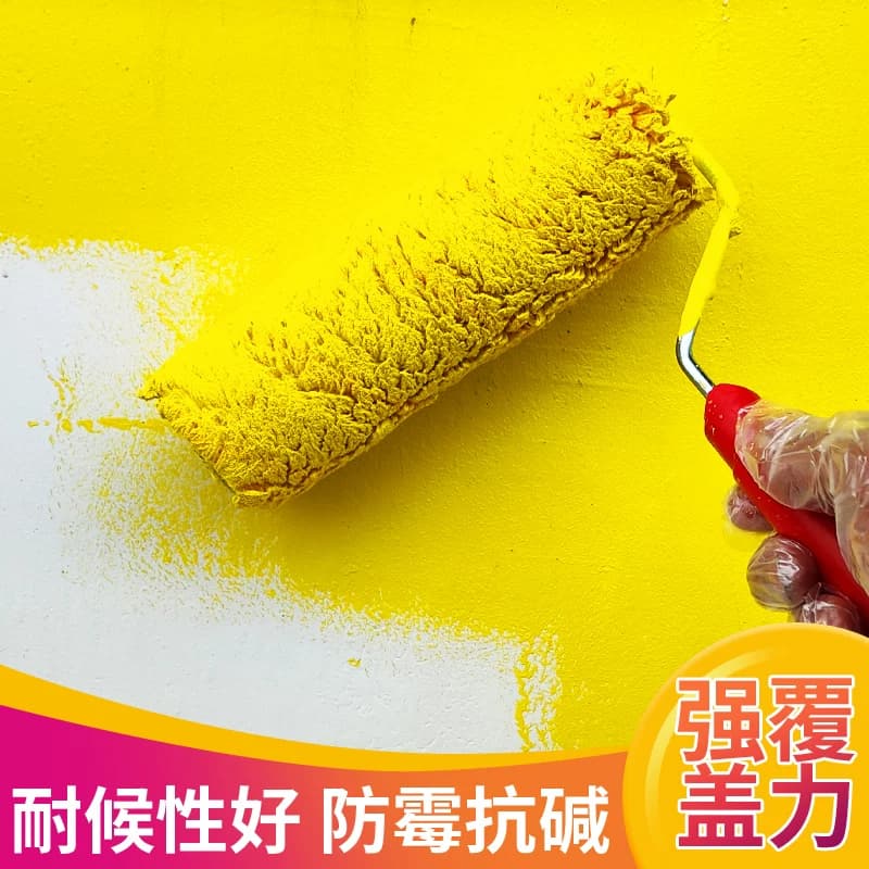 外墙漆防水涂料自刷水泥墙面漆室外家用白色乳胶漆防晒耐久彩色漆 - 缩略图2
