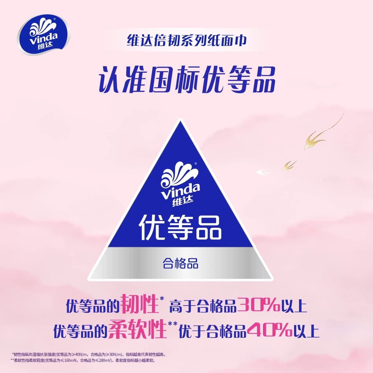 维达10包抽纸100抽倍韧纸巾家用餐巾纸面巾纸擦手纸卫生纸抽正品 - 缩略图4
