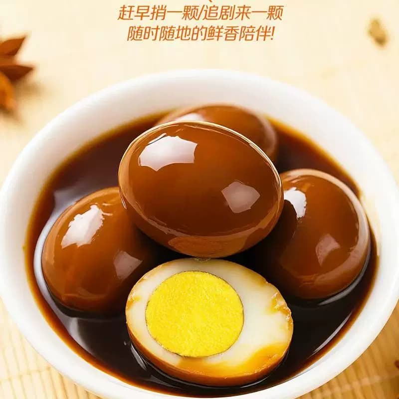 乡巴佬卤味五香卤蛋茶叶蛋整箱蛋制品熟食大鸡蛋盐焗泡椒风味即食 - 缩略图4