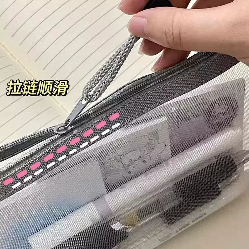 1个笔袋学生透明网纱 - 缩略图4