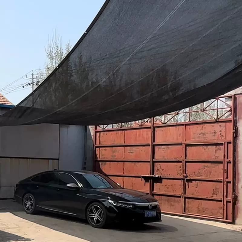 遮阳网加厚加密防晒网隔热黑网户外遮阳布太阳遮光阳台抗老化楼顶 - 缩略图3