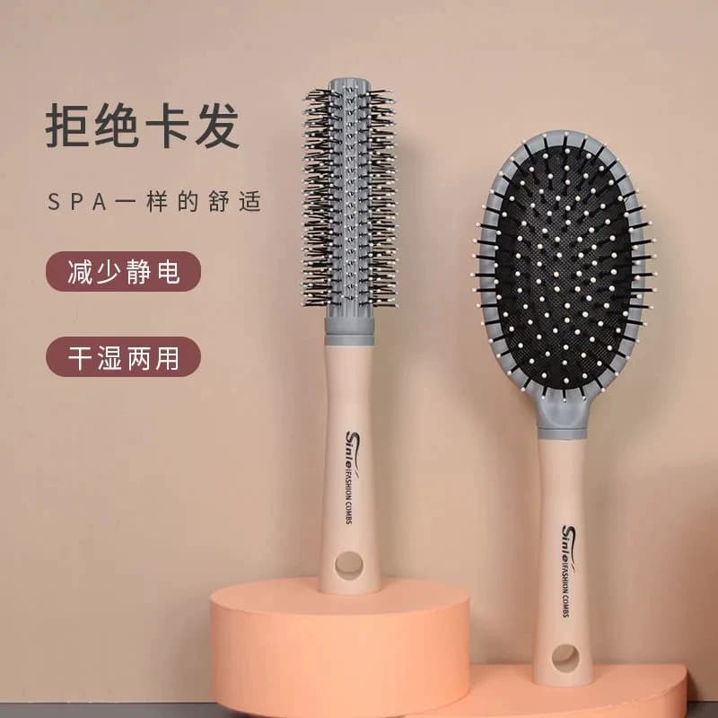 气垫头皮梳梳子气囊梳卷发梳女士便携家用按摩梳排骨梳滚梳蓬松 - 缩略图3