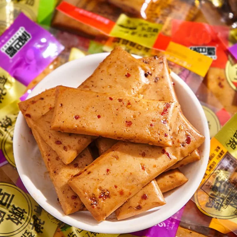 50包买30包送20包Q弹手磨嫩豆干五香味豆腐干零食嫩豆腐麻辣即食 - 缩略图2