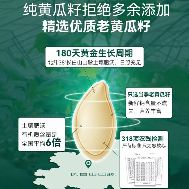 长白山纯正黄瓜籽粉高钙补钙接骨天然纯粉生熟食用现磨熟黄瓜籽粉 - 缩略图3