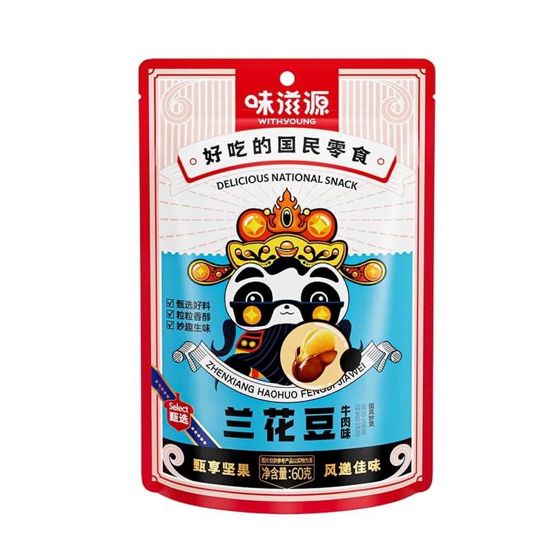 味滋源牛肉味兰花豆60g*1袋 - 缩略图5