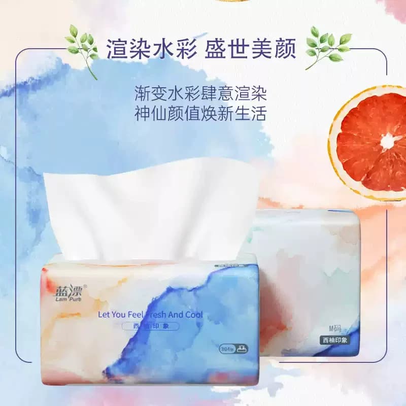 304张纸巾抽纸餐巾纸家用实惠装面巾纸抽取式厕纸卫生纸巾 - 缩略图2
