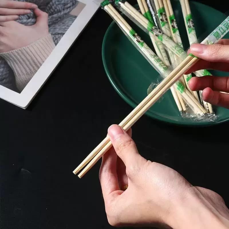 【45双±3双】一次性天然竹筷子家用快餐碗筷外卖独立包装卫生 - 缩略图3