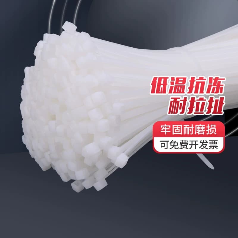 4*200扎带尼龙细扎丝加厚5x300塑料捆绑大号扎线固定铅封捆扎自锁 - 缩略图2