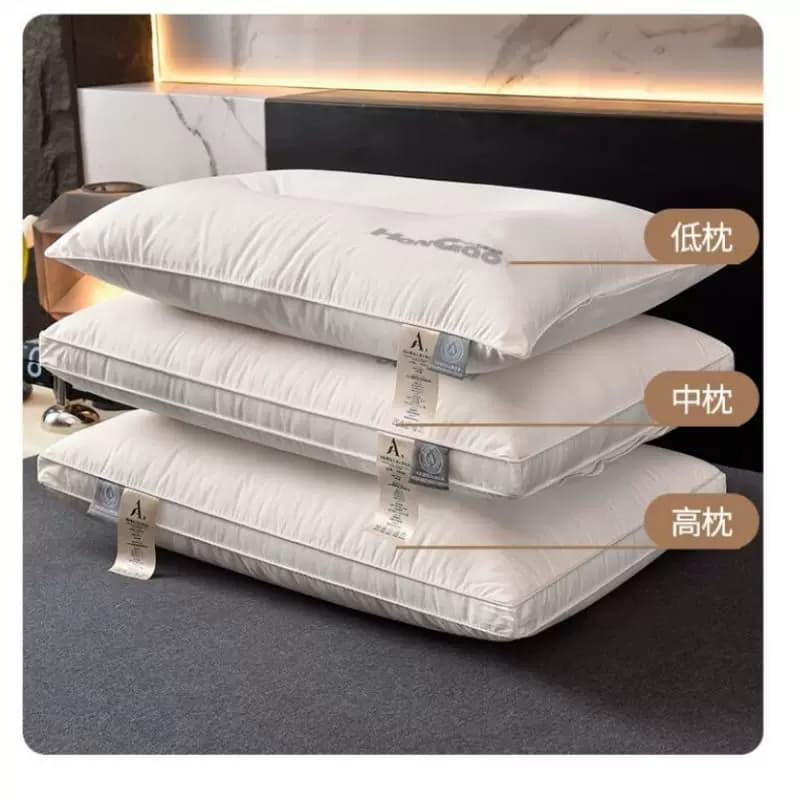 枕头枕芯护颈椎助睡眠一对套装纯棉学生低枕酒店专用单人一只装 - 缩略图4