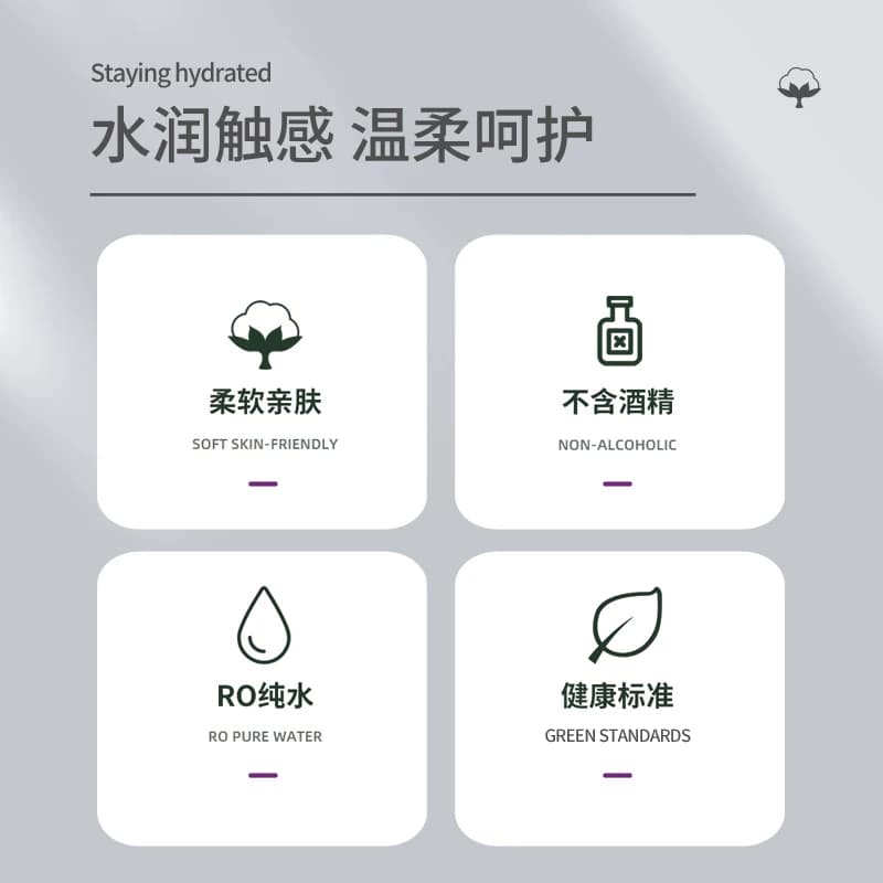 手口湿巾100抽湿巾抽取式湿巾家用装 - 缩略图2