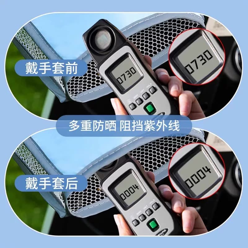 电动车防晒手把套夏季2025新款电瓶摩托车手套遮阳防水挡风车把套 - 缩略图3