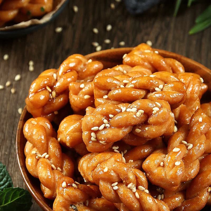 香酥小麻花独立包装整箱好吃解馋小零食休闲小吃批发年货红糖酥脆 - 缩略图2