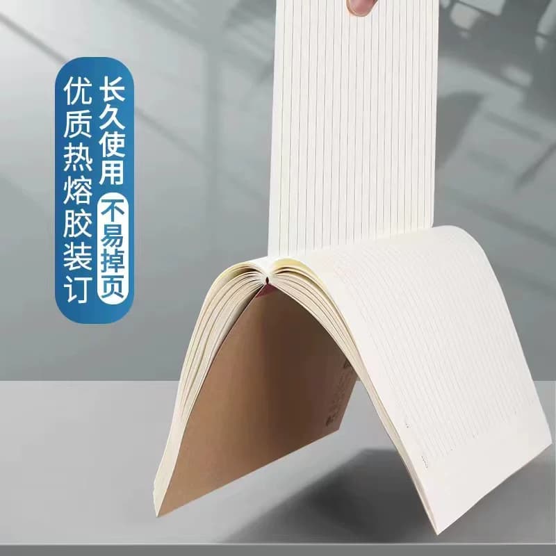 梦瑾笔记本子牛皮纸商务文艺复古简约记事本学生办公加厚练习本高中软皮软面抄作业本a5创意a4大号b5批发平摊 - 缩略图4