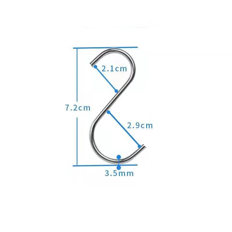 6个多功能实心家用s钩挂钩 - 缩略图5