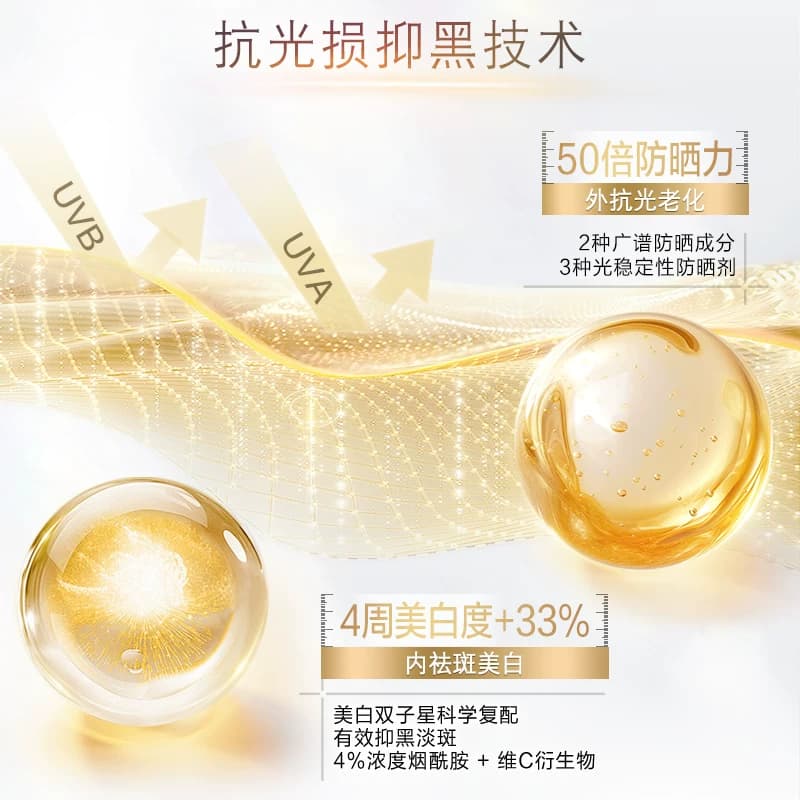 曼秀雷敦新碧美白淡斑水滢防晒乳面部身体隔离霜舒缓水润女学生夏 - 缩略图2