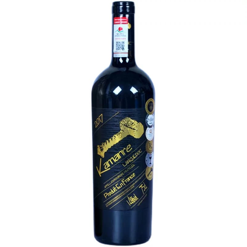 法国进口红酒原瓶卡曼雷庄主珍藏干红葡萄酒AOP朗格14度木箱礼品 - 缩略图5
